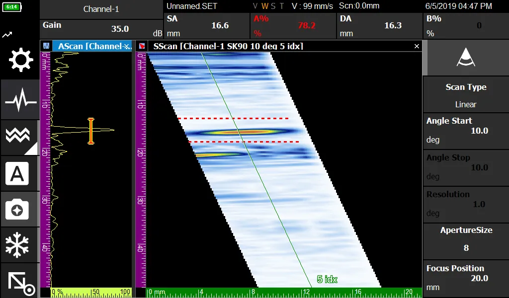 Wedge Probe Positions